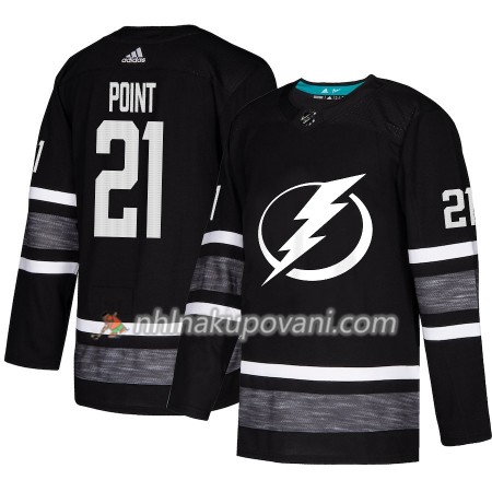 Tampa Bay Lightning Dresy Brayden Point 21 Černá 2019 NHL All-Star Adidas Authentic - Pánské Tampa Bay Lightning Dresy Brayden Point 21 Černá 2019 NHL All-Star Adidas Authentic - Pánské